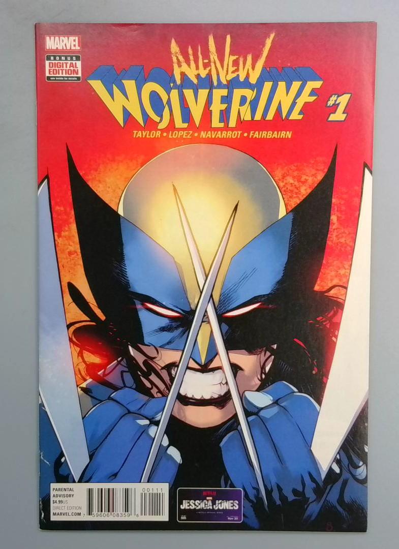 All-New Wolverine #1 VF/NM Marvel 2016 JR1