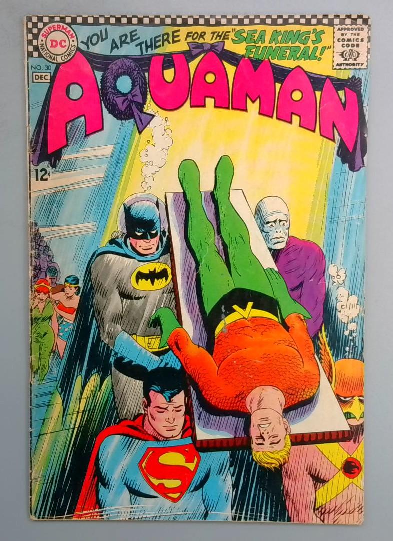 Aquaman #30 VG Superman, Batman DC Comics 1966 JR1