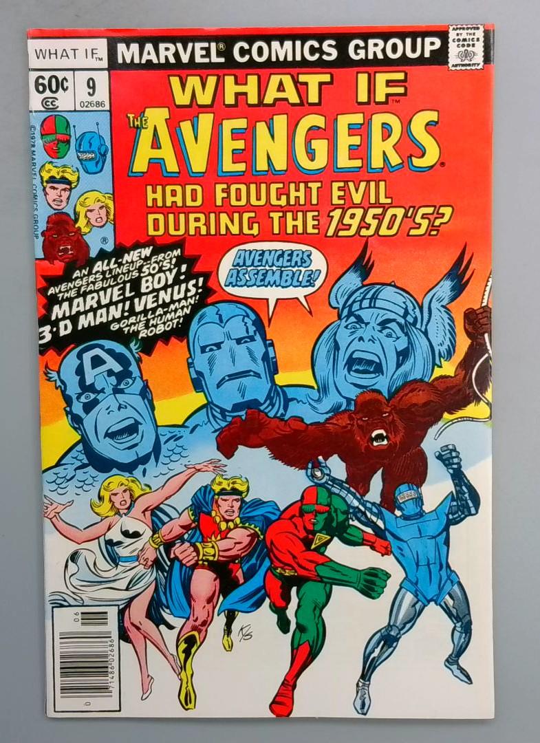 What If #9 VF The Avengers had formed during the 1950's Marvel 1978 JR1