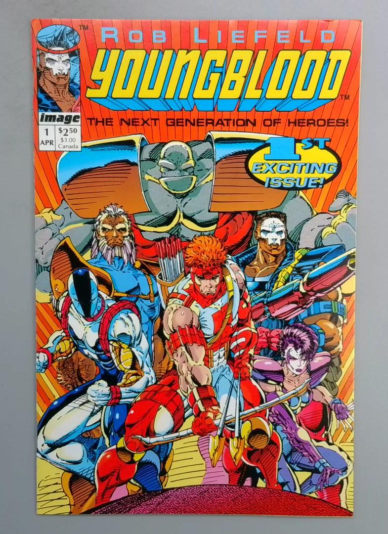 Youngblood #1 NM Rob Liefeld Image, 1992 JR1