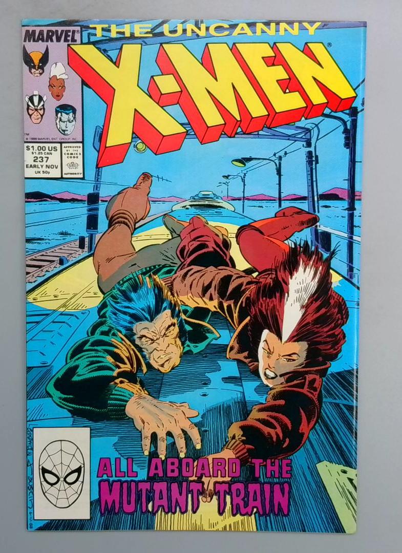 Uncanny X-Men #237 VF- Marvel 1988 JR1