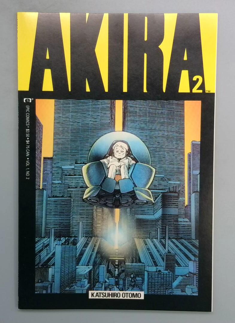 Akira #2, NM Katsuhiro Otomo, Epic/Marvel Comics 1988