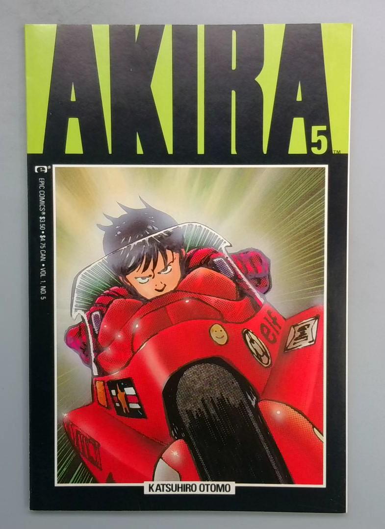Akira #5, Katsuhiro Otomo, Epic Marvel 1988