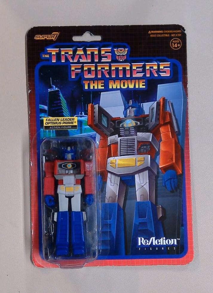 Optimus Prime Transformers Movie, Super7 ReAction Figures, 2021