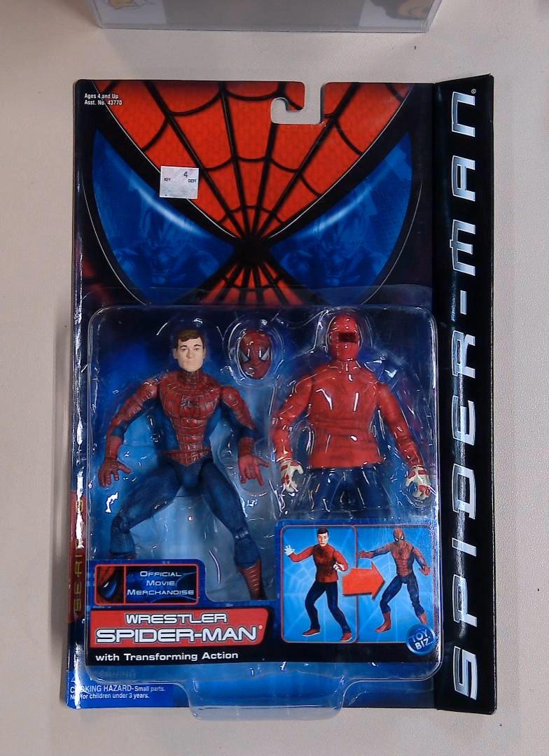 Wrestler Spider-Man, Spider-Man, Toy Biz, 2002 RARE!