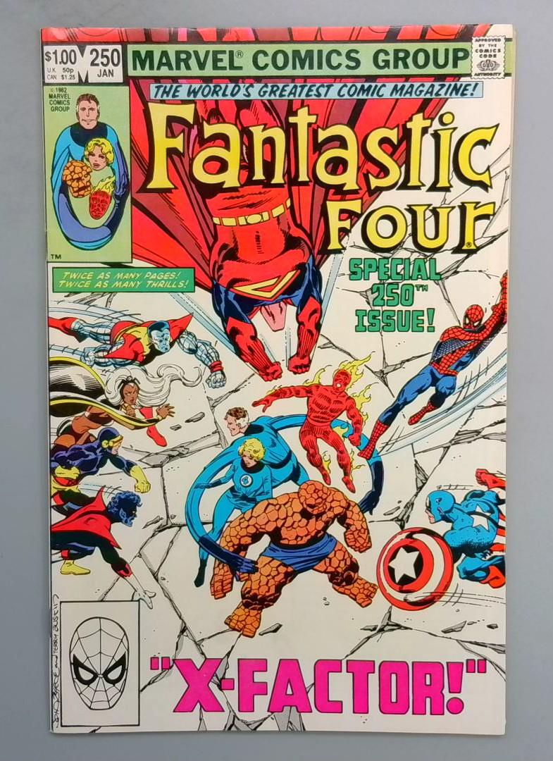 Fantastic Four #250 Double size issue VF Marvel 1983 SN1