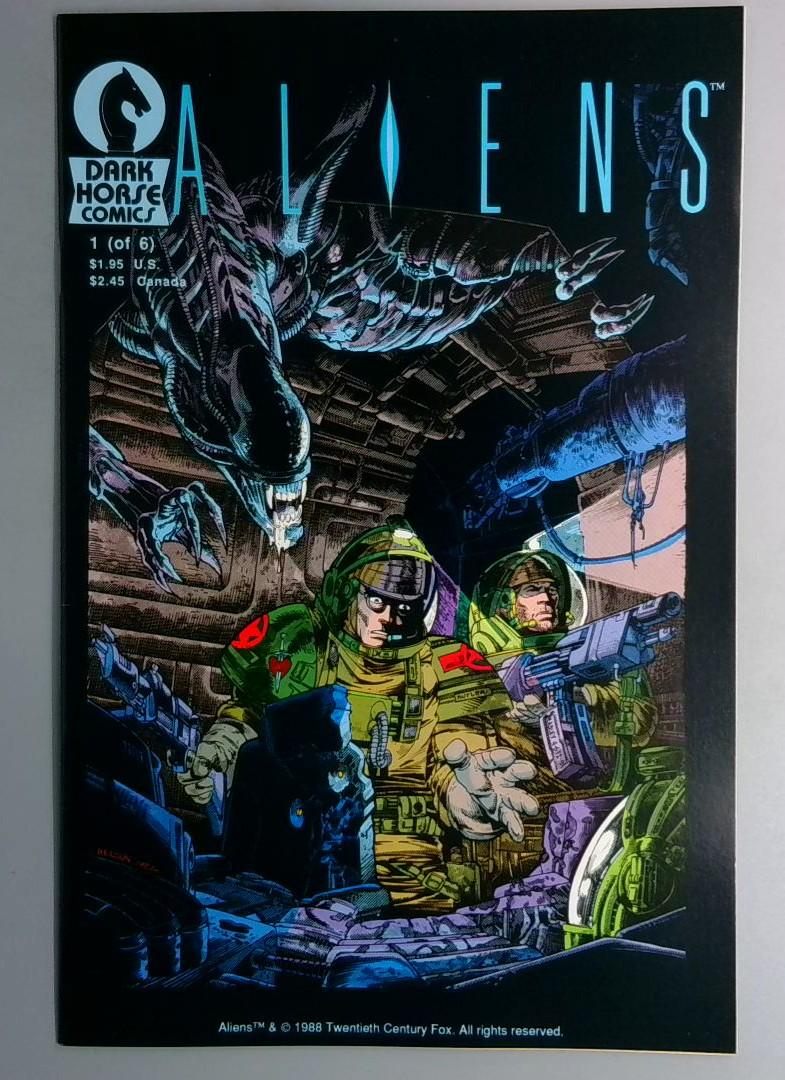 Aliens #1 NM- 1st Aliens in Comics 🔥🔑 First Print Dark Horse 1988 JR1