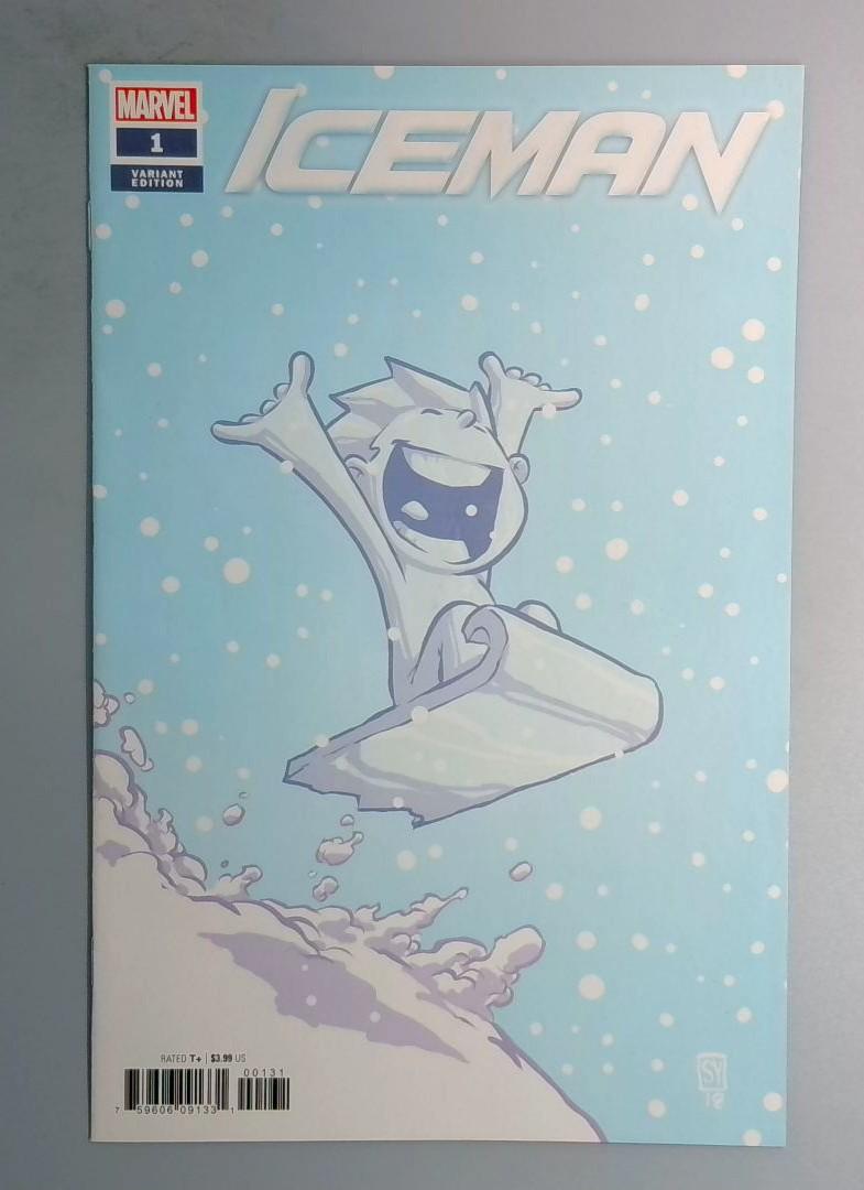 Iceman #1 NM Skottie Young Variant Marvel Comics 2018 JR1