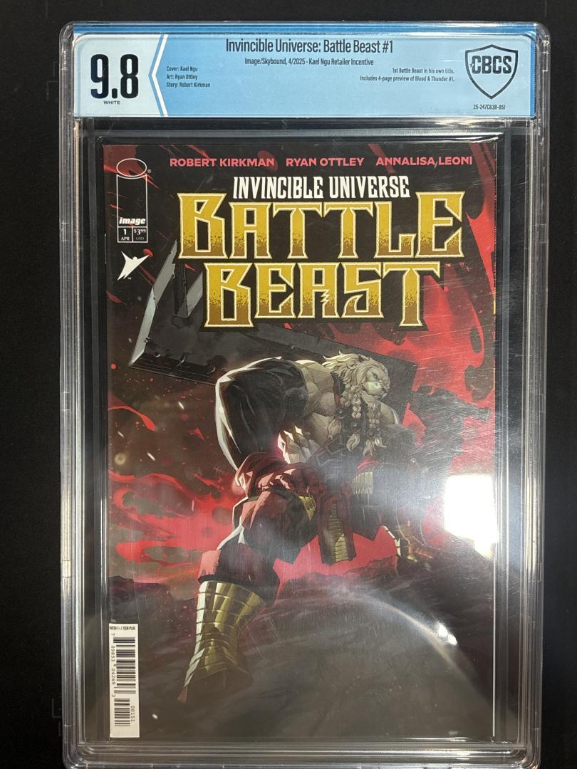 Invincible Universe: Battle Beast #1, CBCS 9.8, Image, 2025
