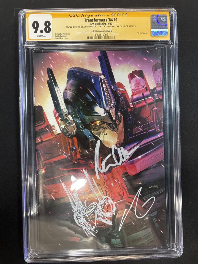 Transformers '84 #1, CGC Signature Series 9.8, IDW Publishing, 2023