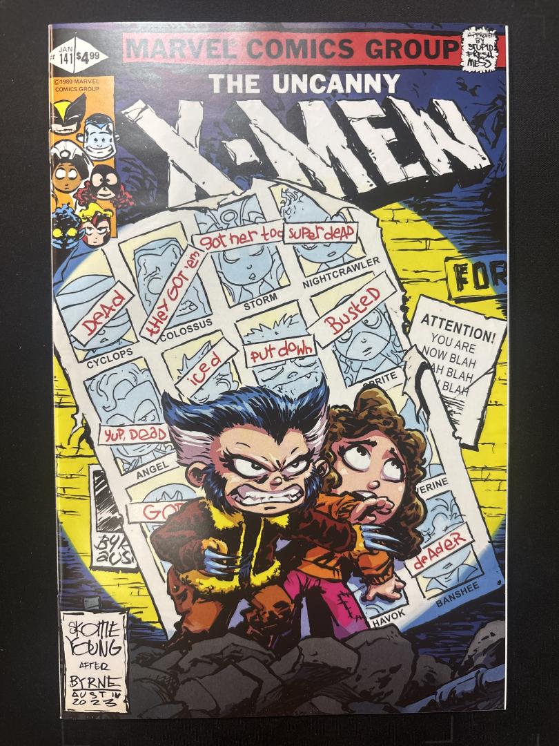 Uncanny X-Men #141, NM-  Scottie Young CVR Marvel, 1980