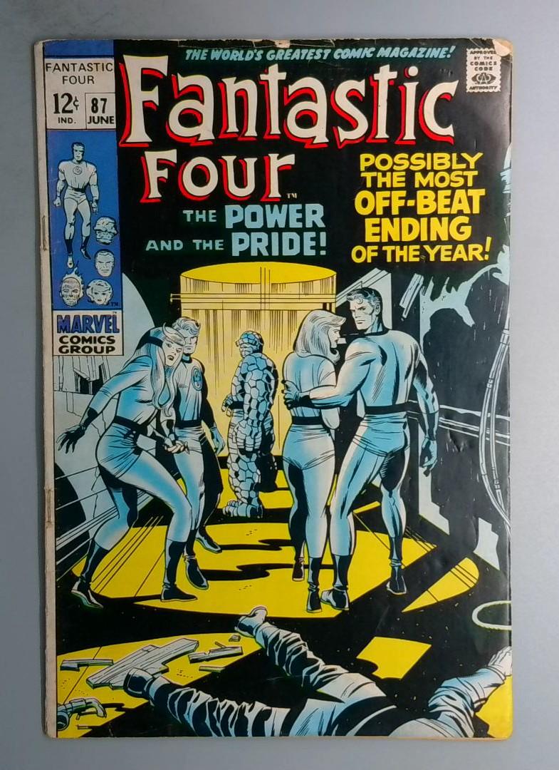 Fantastic Four #87 VG Dr. Doom Appearance Marvel 1969