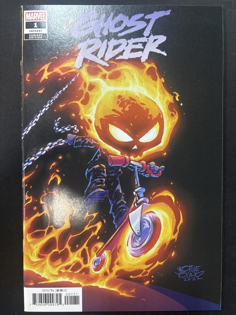 Ghost Rider #1, NM Scottie Young Variant Edition, Marvel, 2022