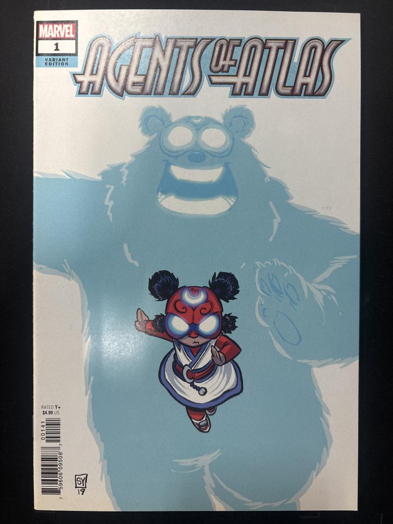 Agents of Atlas #1, NM Scottie Young Variant Edition, Marvel, 2019