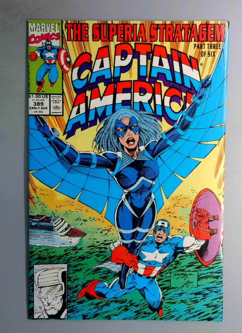 Captain America #389 NM Marvel 1991