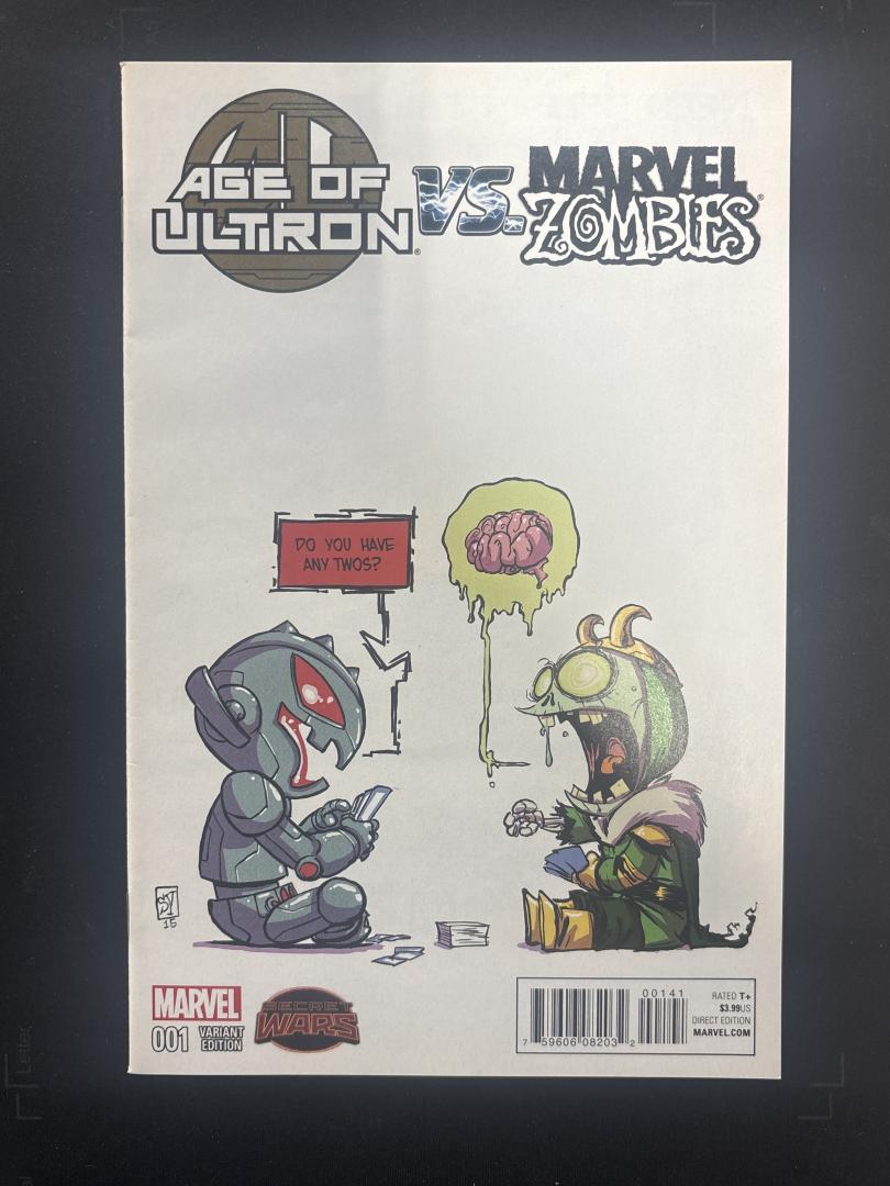 AGE OF ULTRON VS. MARVEL ZOMBIES #1B NM- Scottie Young Variant Marvel 2015