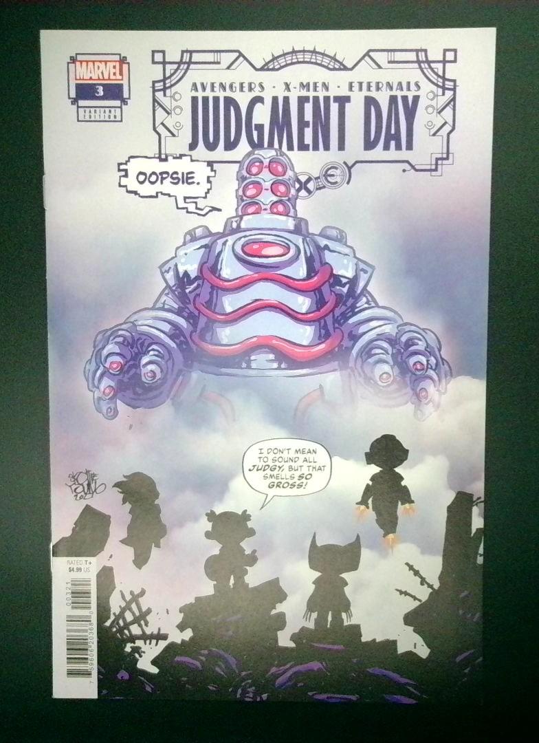 Judgment Day, Avengers/X-Men/Eternals #3, NM Scottie Young Marvel, 2022