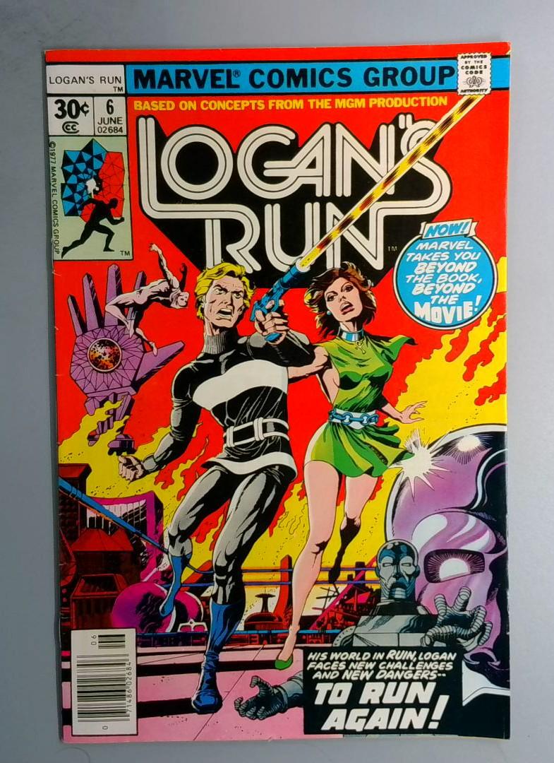 Logan's Run #6 FN-  🔑 1st Thanos solo story Marvel 1977