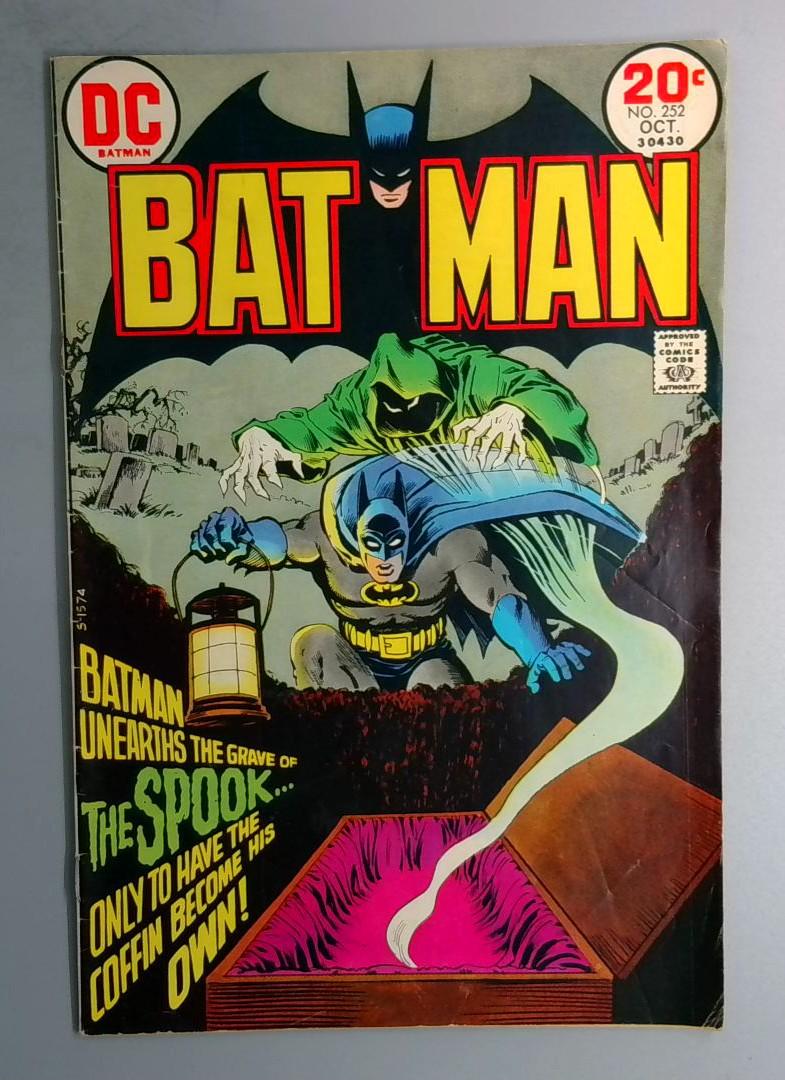 BATMAN #252 VG+ Origin of The Spook (Val Kaliban) DC 1973