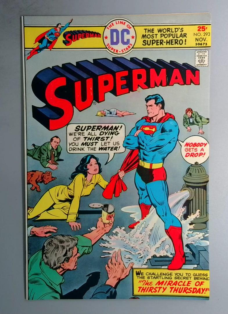 Superman #293 VF DC 1975