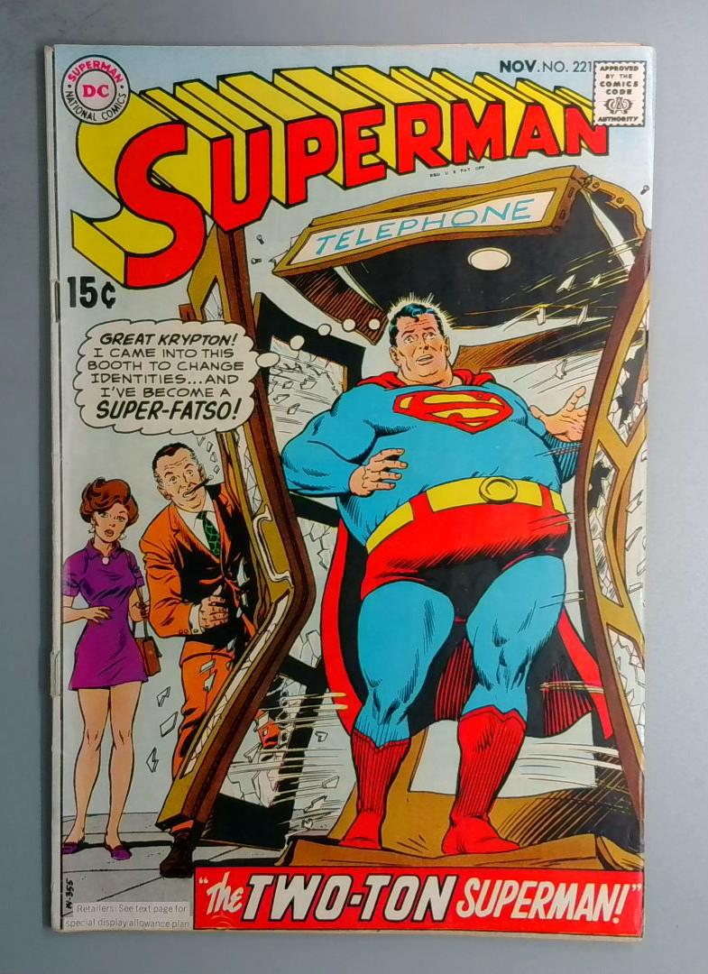 Superman #221 FN DC 1969