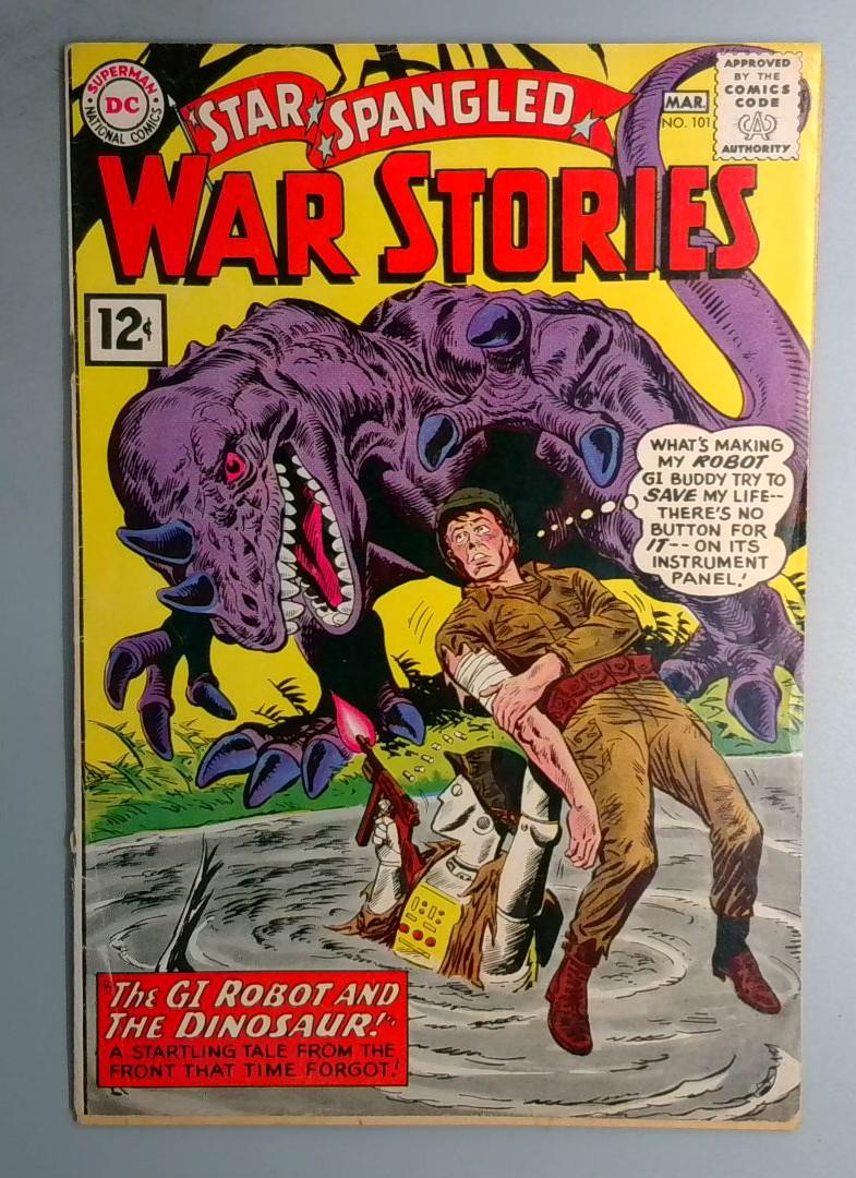 Star Spangled War Stories #101  VG- 3.5 1st GI Robot DC 1962