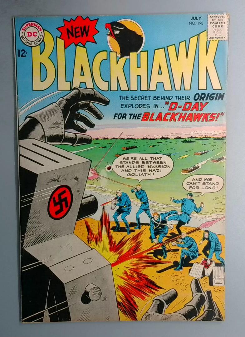 Blackhawk #198 FN+ Origin Issue DC 1964 BW1