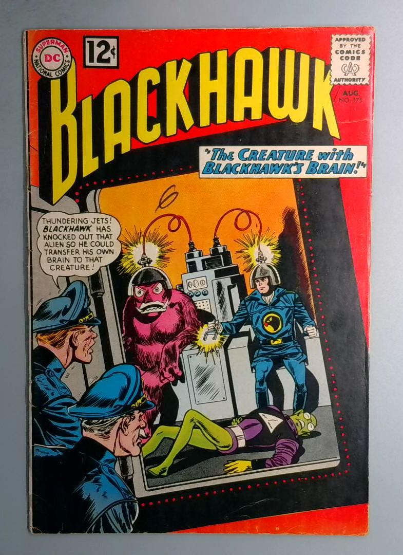 Blackhawk #175 VG- Bottom Staple Detached DC 1962 BW1