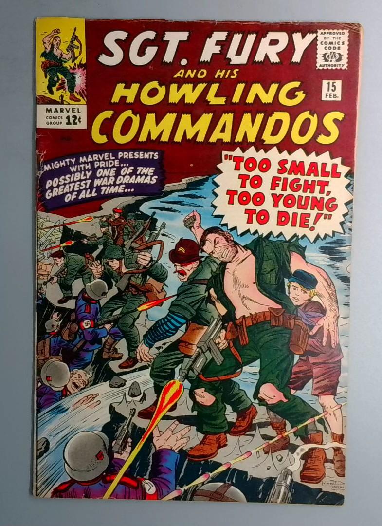 Sgt. Fury & His Howling Commandos #15 FN- Marvel 1965 BW1