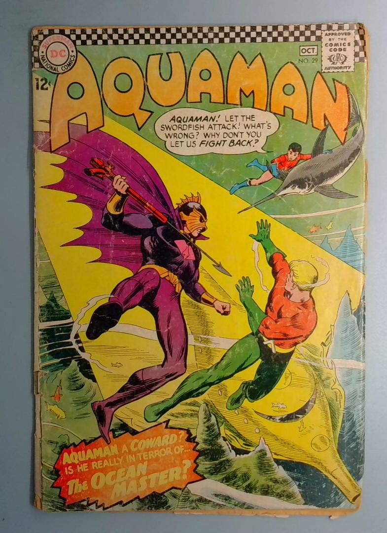 Aquaman #29 GD 🔥🔑 1st Appearance of OCEAN MASTER DC 1966