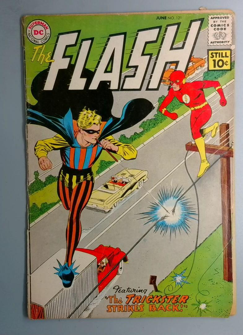 Flash #121 GD 2nd Trickster Appearance DC 1961 BW1