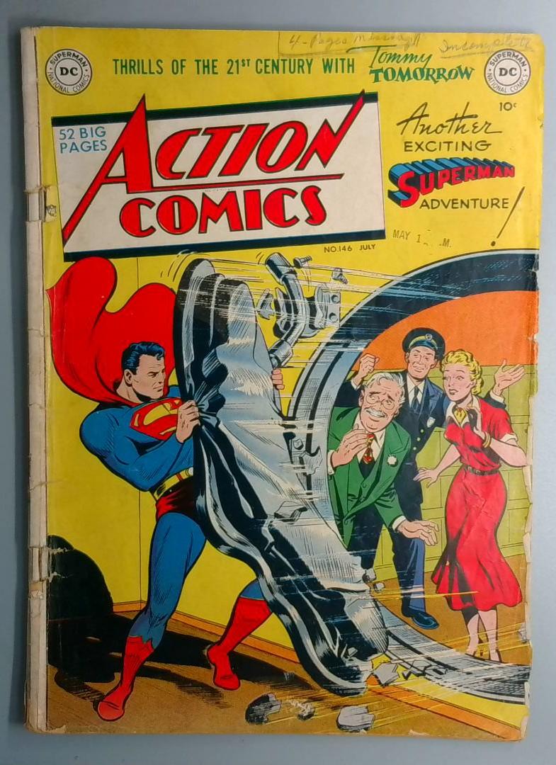 Action Comics #146 GD Superman, Lois Lane DC 1950 BW1