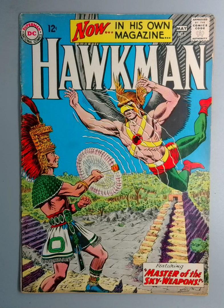 Hawkman #1 VG + Andar Pul Appearance DC 1964 BW1