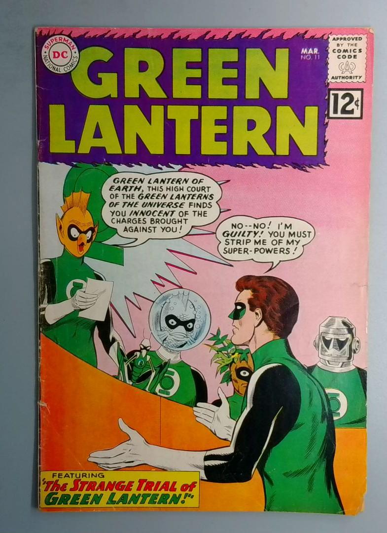 Green Lantern #11 VG/FN 3rd Sinestro Appearance DC 1962 BW1
