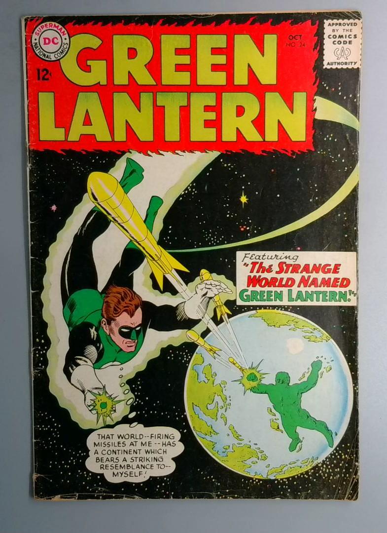 Green Lantern #24 VG- 1st Shark DC 1963 BW1