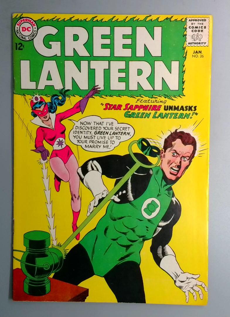 Green Lantern #26 VG/FN 2nd Appearance of Star Sapphire DC 1964 BW1