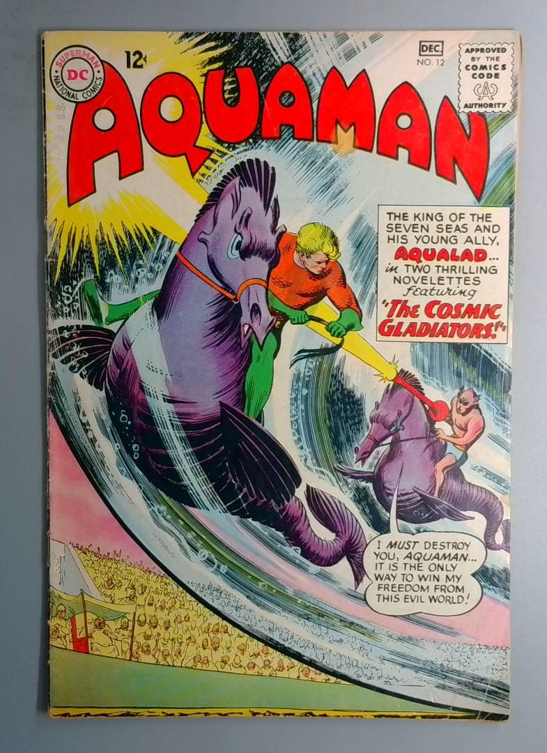 Aquaman #12 VG 1st issue to feature two stories DC 1963 BW1