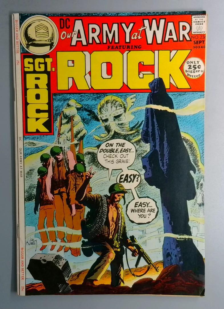 OUR ARMY AT WAR #236 VG/FN 52 page giant DC 1971 BW1