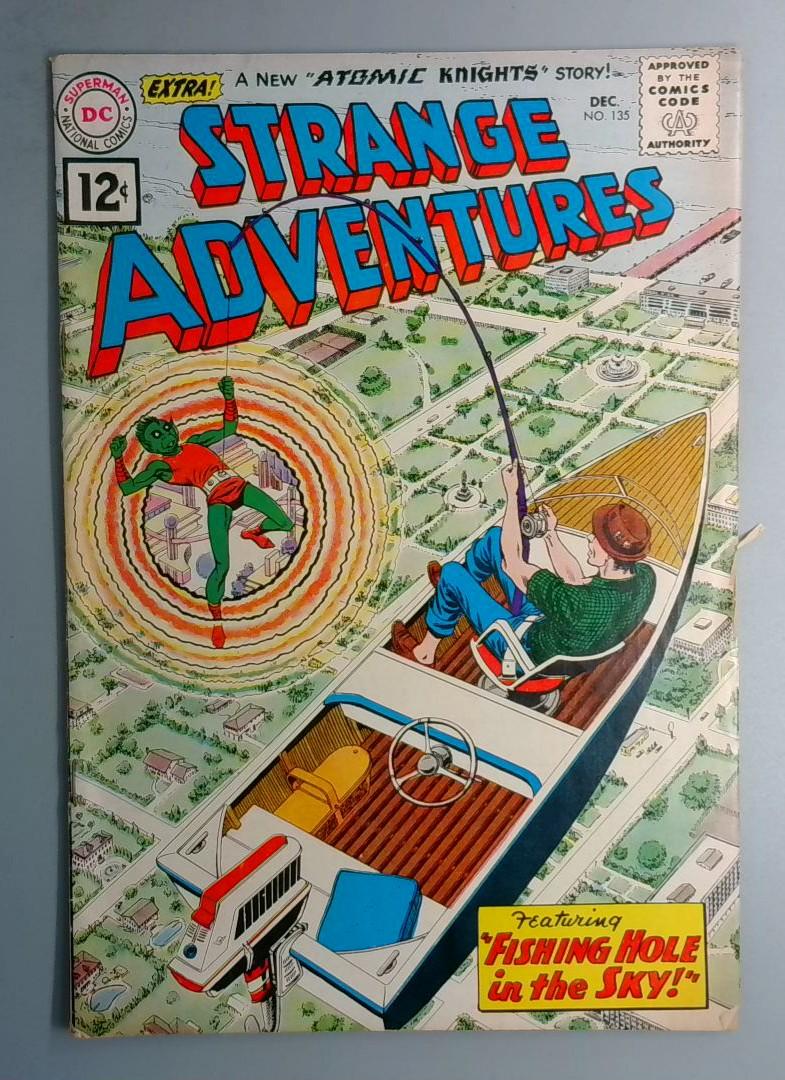 STRANGE ADVENTURES #135 VG 1st 12 cent cover price. Atomic Knights DC 1961 BW1