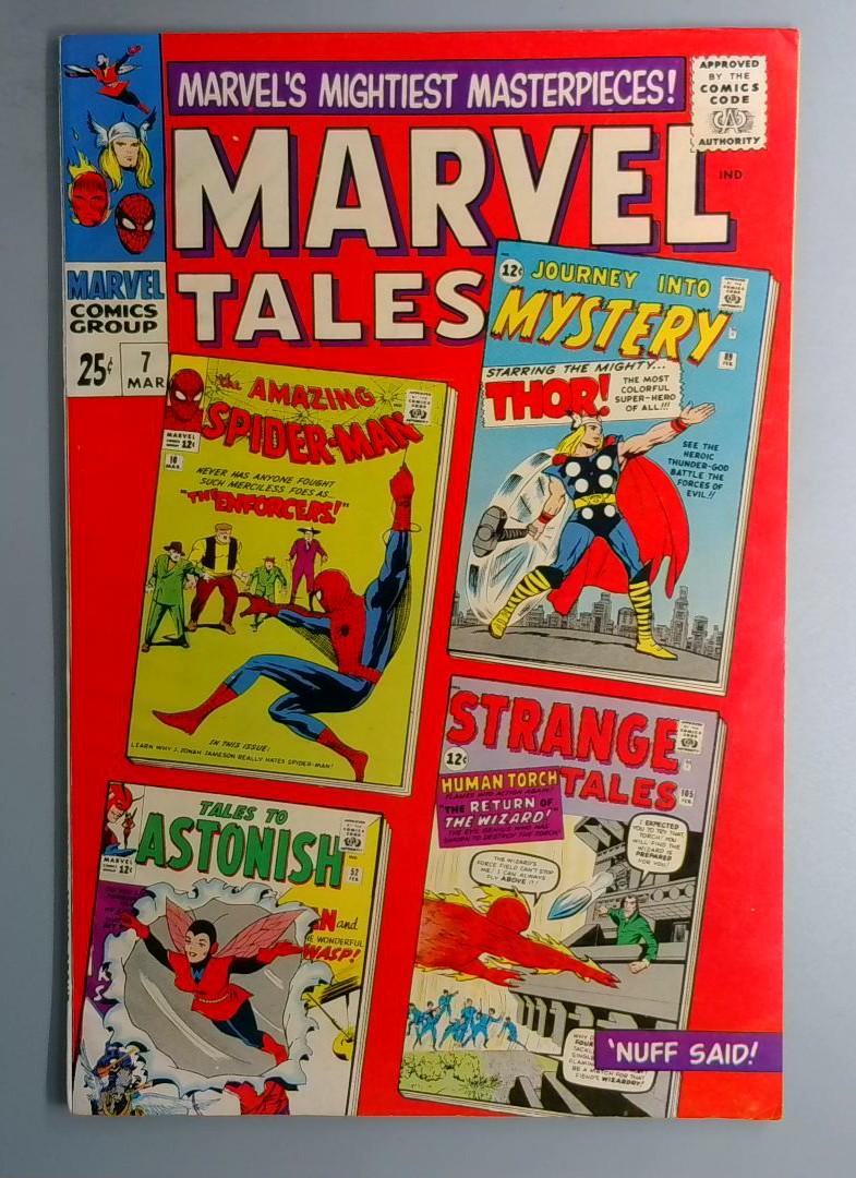 MARVEL TALES #7 VG Reprints Amazing Spider-Man 10 Marvel 1967 BW1