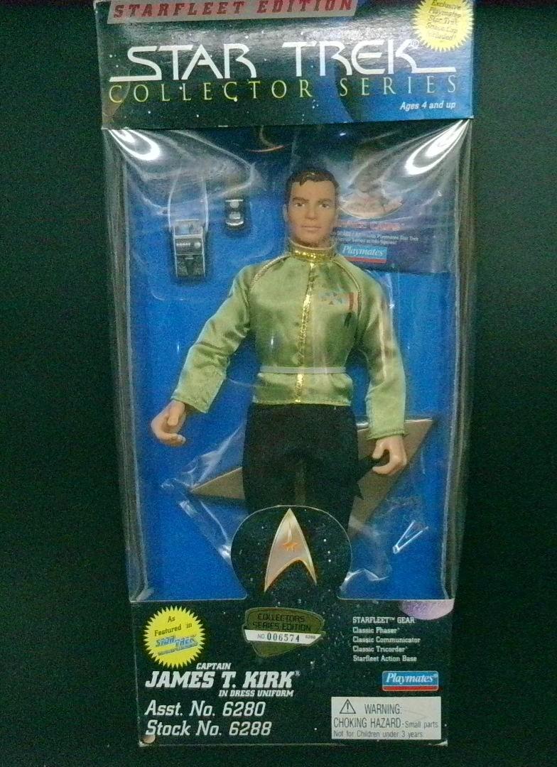 Captain James T. Kirk in Dress Uniform, Star Trek, Playmates, 1995