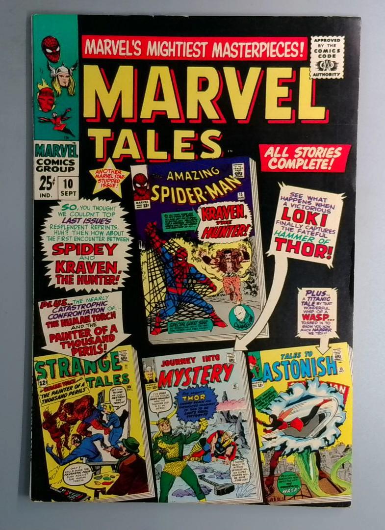 MARVEL TALES #10 VG/FN  Reprints Amazing Spider-Man 15 Marvel 1967 BW1
