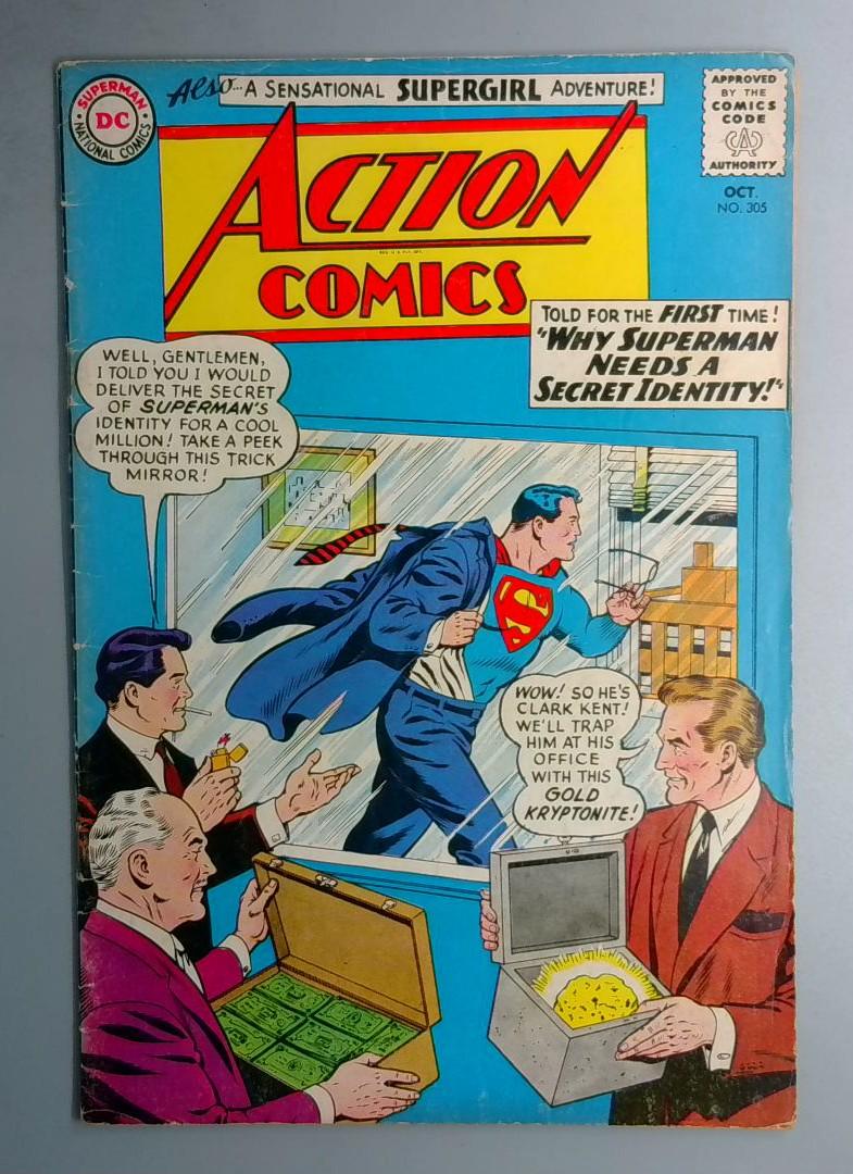Action Comics #305 VG DC 1963 BW1
