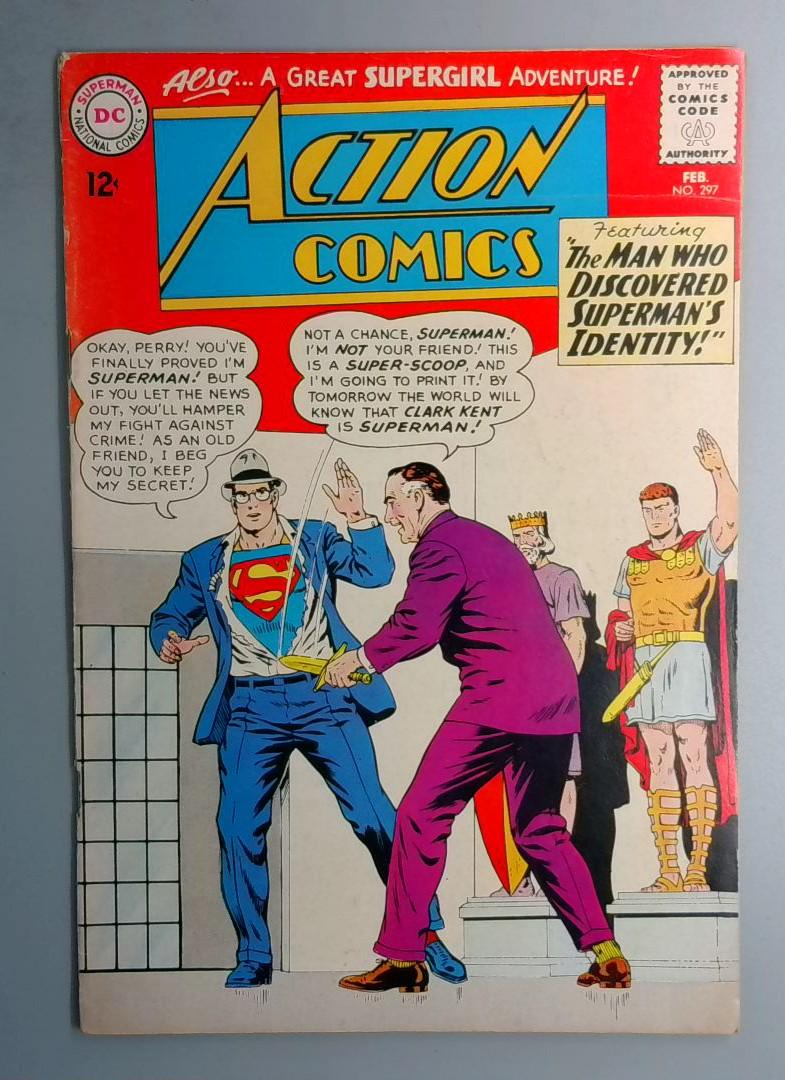 Action Comics #297 VG- DC 1963 BW1
