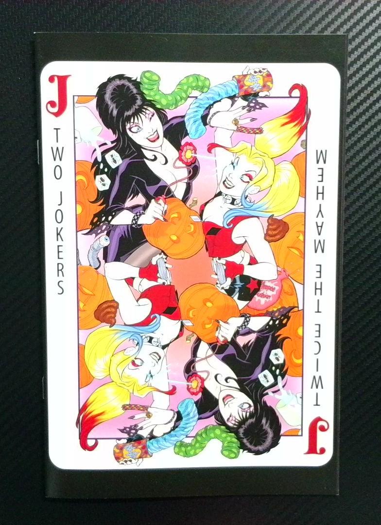 HARLEY QUINN x ELVIRA #1 NM BLIND BAG PLAYING CARD VARIANT