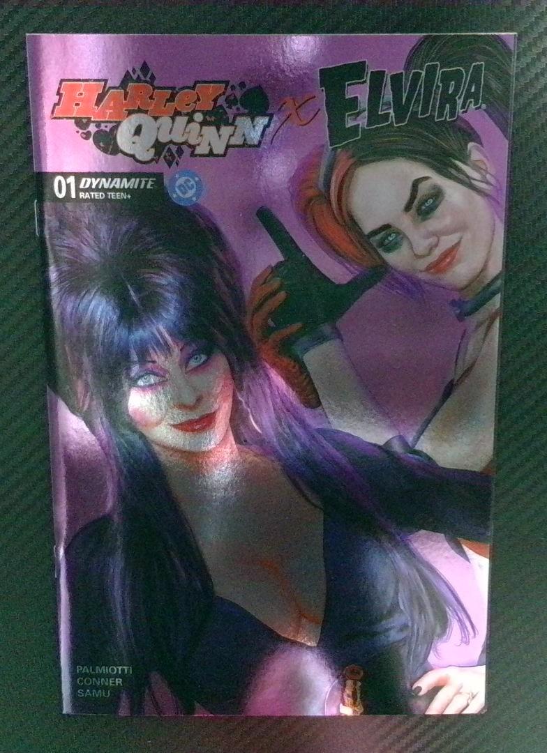 Harley Quinn X Elvira #1 NM Mark Spears Foil Variant Dynamite