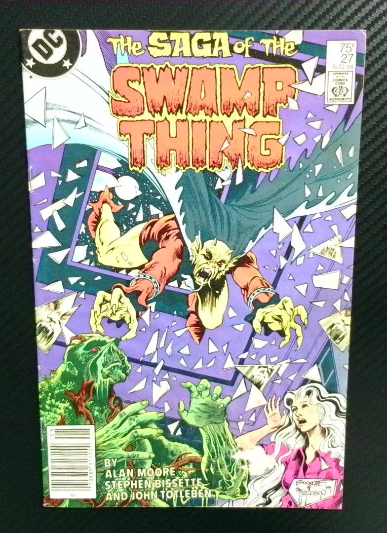 SAGA OF THE SWAMP THING #27B Etrigan Appearance NEWSSTAND EDITION DC 1984