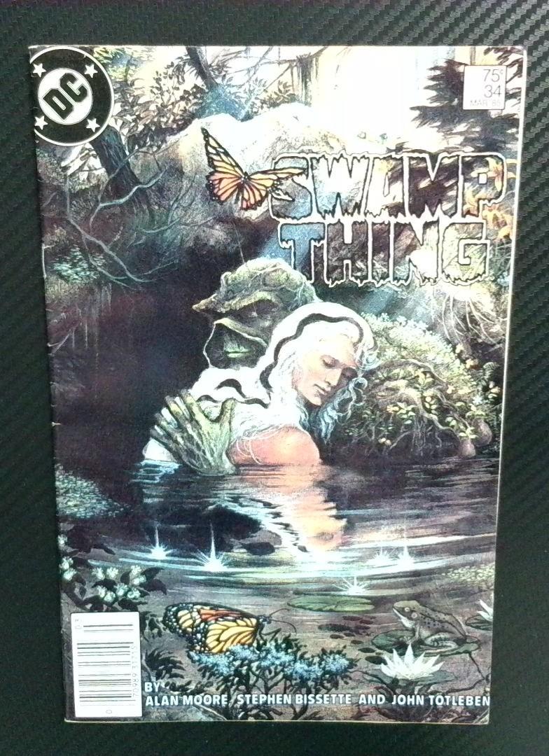 SAGA OF THE SWAMP THING #34B Kirby Award for Best Cover in 1985