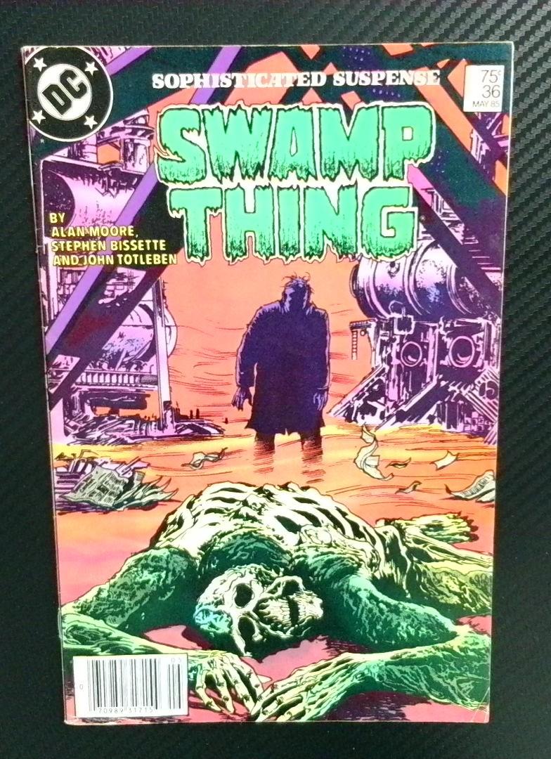 SAGA OF THE SWAMP THING #36B NEWSSTAND EDITION DC 1985