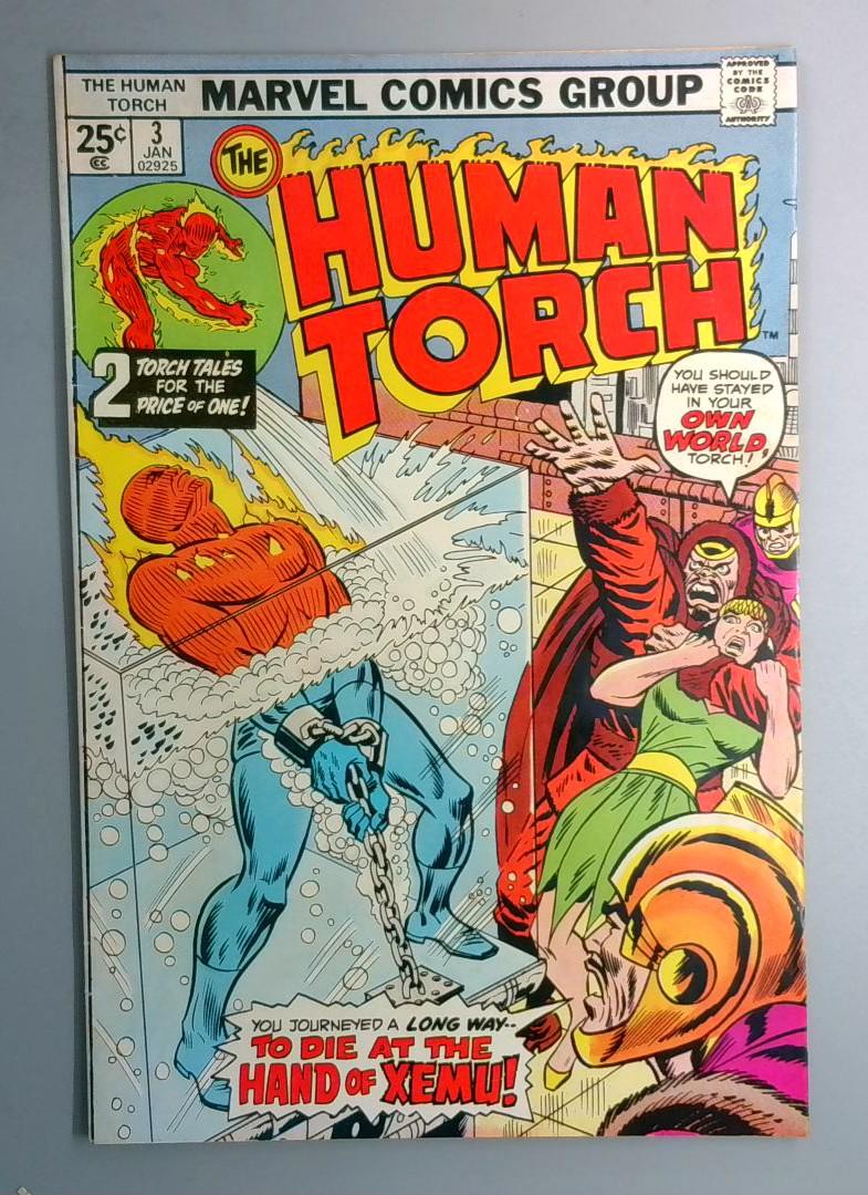 HUMAN TORCH #3 FN/VF Marvel 1975
